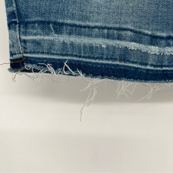 Kancan Raw Hem Denim Mini Skirt  9 / 28 - Picture 7 of 7